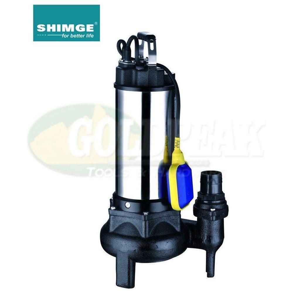 Shimge WQ(D)S Stainless Steel Submersible Sewage Pump - Goldpeak Tools PH Shimge Shimge WQ(D)S Stainless Steel Submersible Sewage Pump - Goldpeak Tools PH Shimge